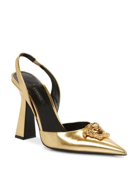 scarpe sposa versace|versace women slingback shoes.